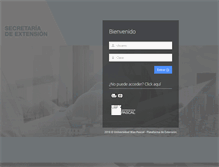 Tablet Screenshot of miubp-ext.ubp.edu.ar
